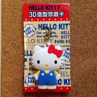 絕版3D Hello Kitty造型悠遊卡-含運