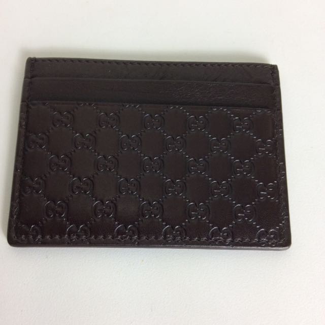 gucci name card holder