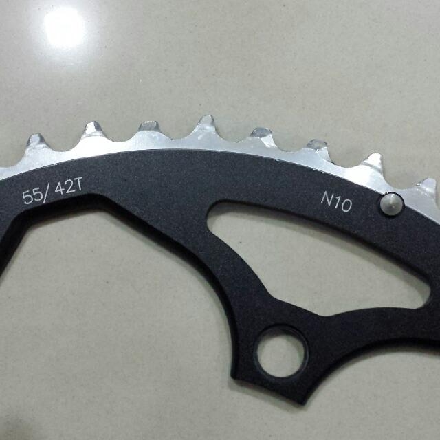 FSA Gossamer Pro 386 Crank Chainrings 55T 42T Computers Tech Parts Accessories Networking on Carousell