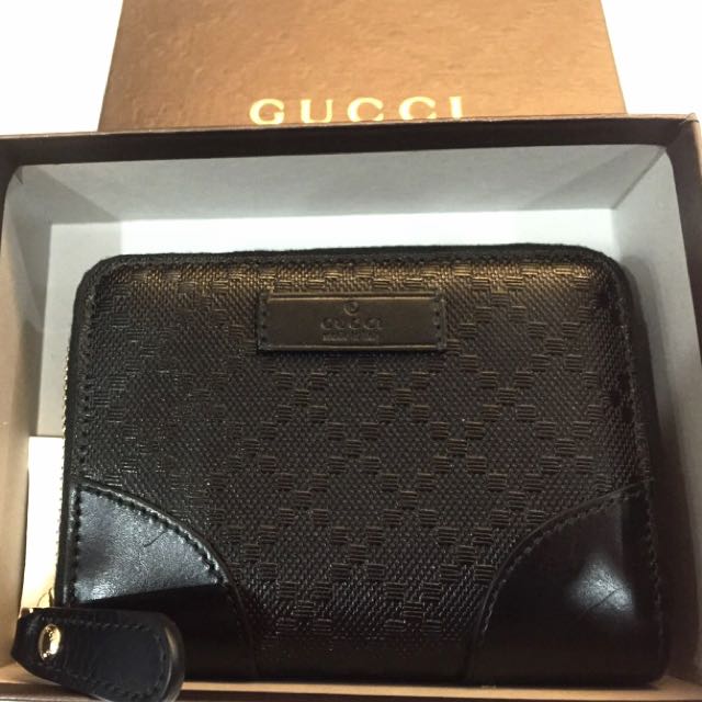 gucci zip around wallet