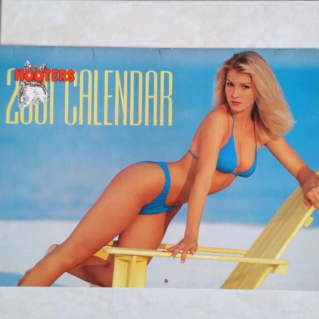 2001 Hooters Calendar, Men's Fashion, Watches & Accessories, Accessory