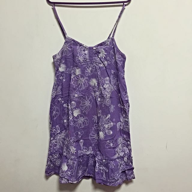 h and m purple dress