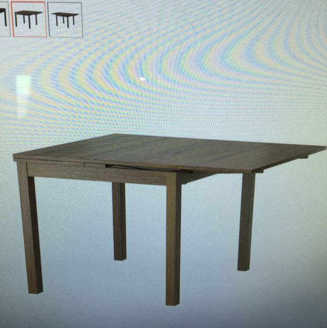 Used IKEA Extension Table, Furniture & Home Living, Furniture, Tables