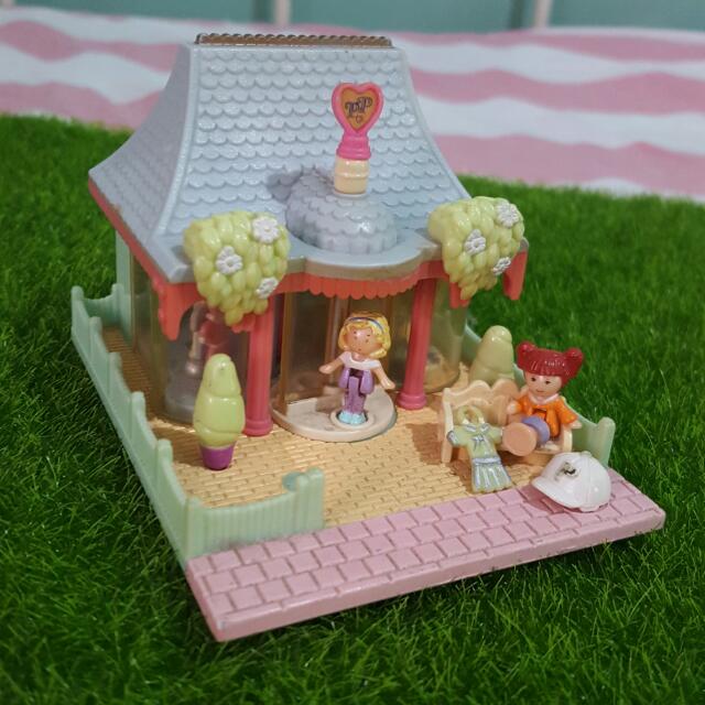 RESERVED 1995 Bluebird Original Polly Pocket Dress Shop Hobbies