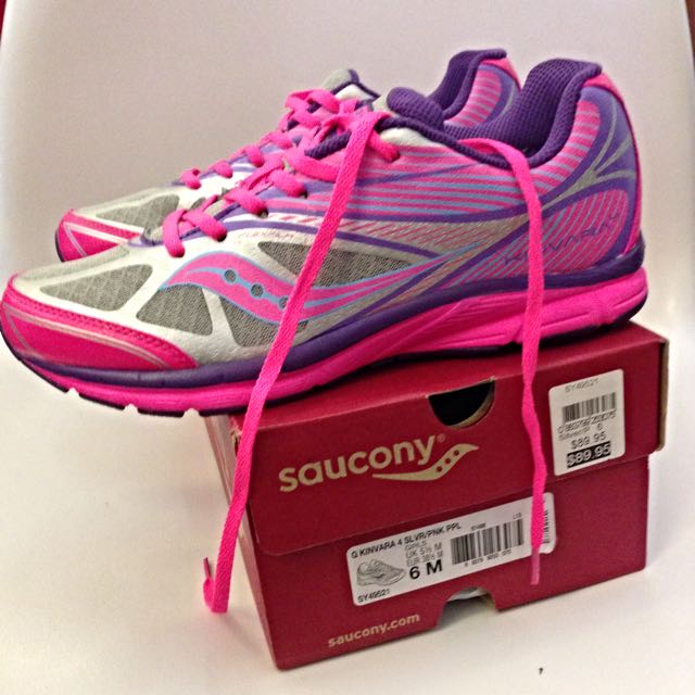 saucony silver pink