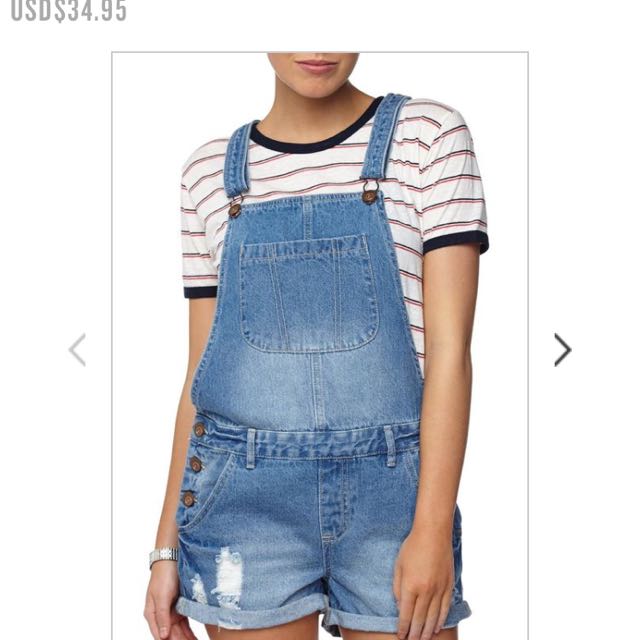 Denim jumper shorts cotton on best sale