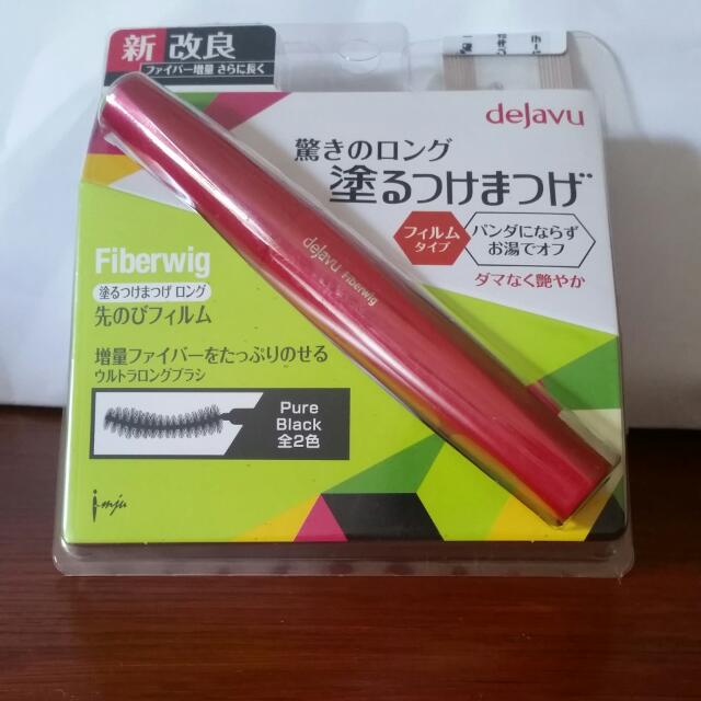 DeJavu Fiberwig Mascara Pure Black, Beauty & Personal Care, Face