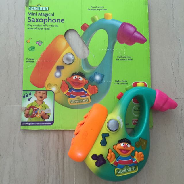 Fisher Price Mini Ernie Saxophone Musical Lights Preloved Hobbies