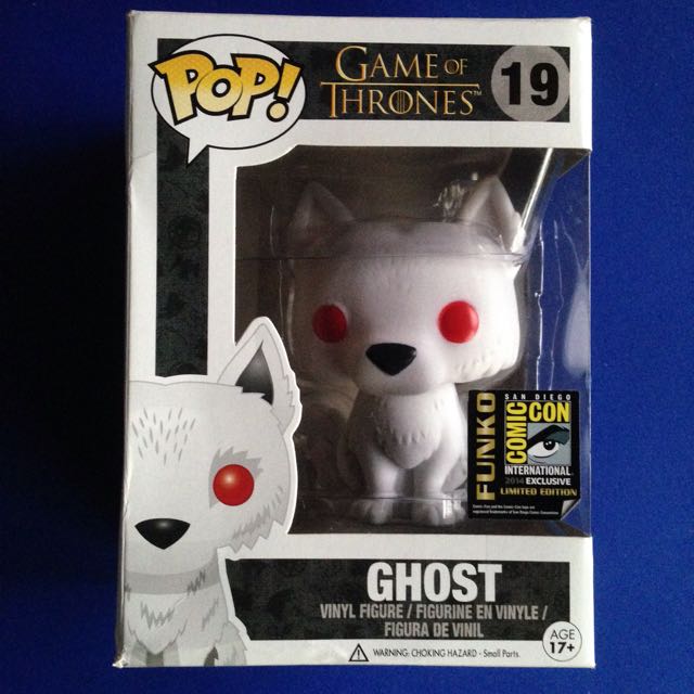 Funko Pop Ghost Flocked Sdcc Exclusive Limited Edition Game Of