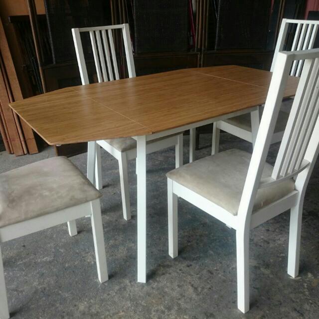 Ikea Ps 2012 Drop Leaf With 4 Chairs Home Furniture On Carousell