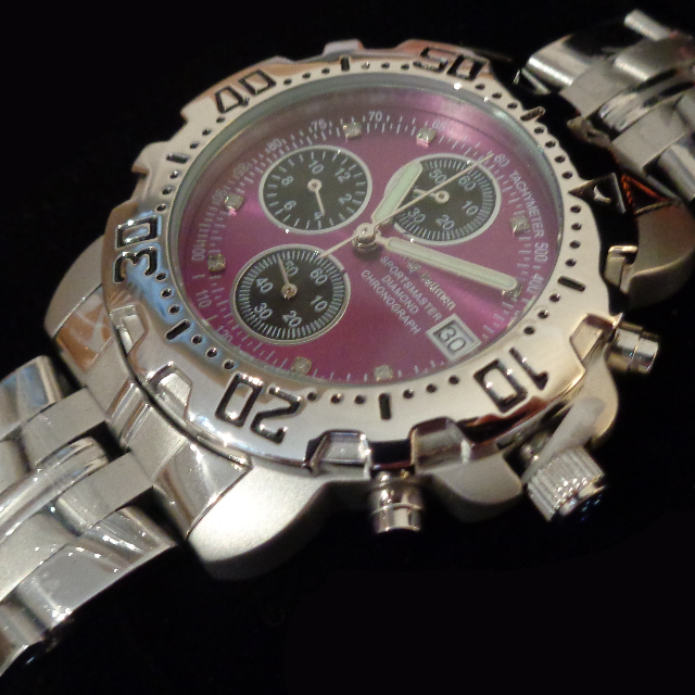 Krug baumen store sportsmaster diamond chronograph