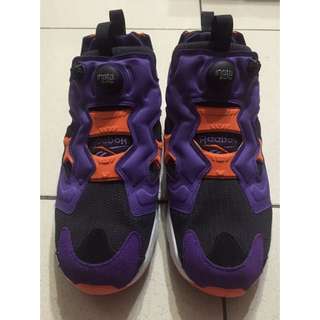 Reebok Pump Fury Us9.5紫 橙