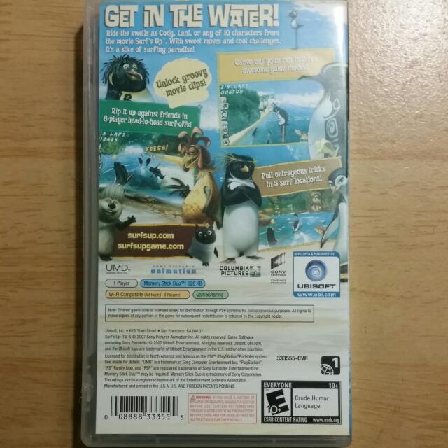 Psp Surf S Up Umd Hobbies Toys Toys Games On Carousell