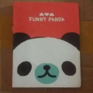Funny Panda - Notepad / Post it pad / Stickers