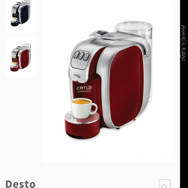 Coffee Bean & Tea Leaves Desto Machine., TV & Home Appliances, Kitchen