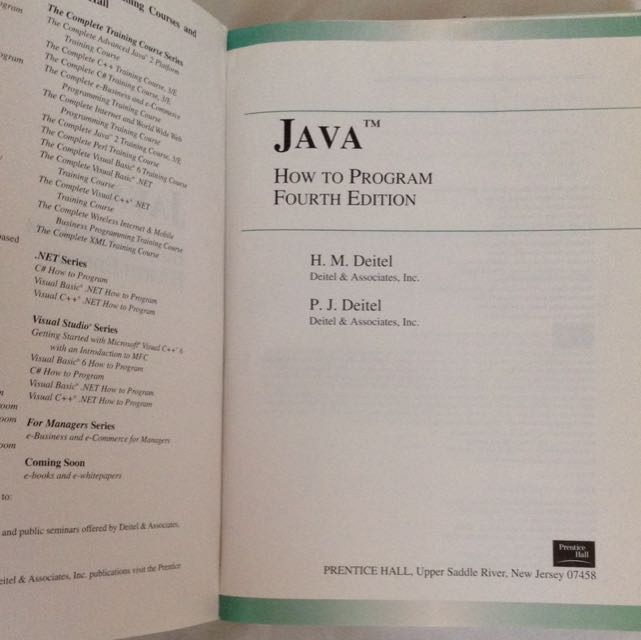 Java How To Program (Category: Textbooks) located in Subang Jaya. Submitted by katkong (Listing ID 25134348, Image 2). Description: .