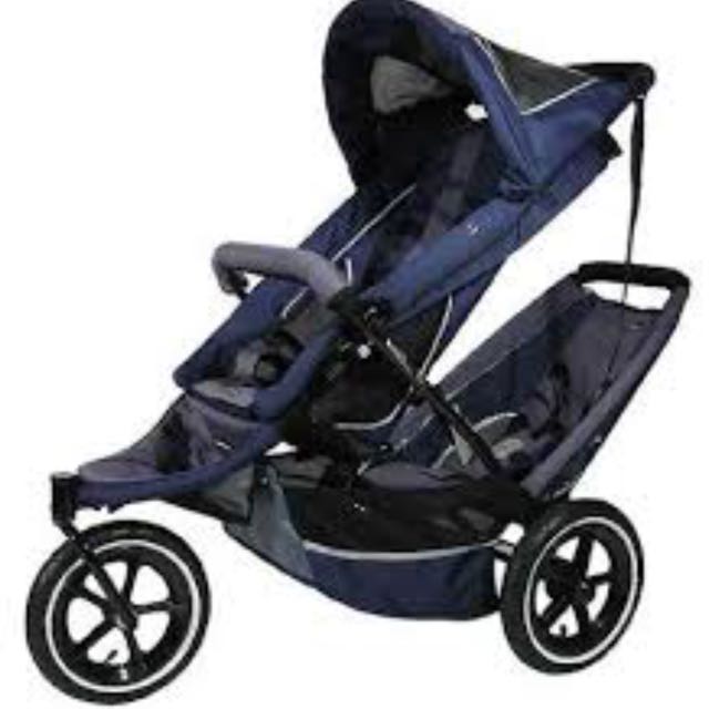 Phil and ted top e3 twin double stroller