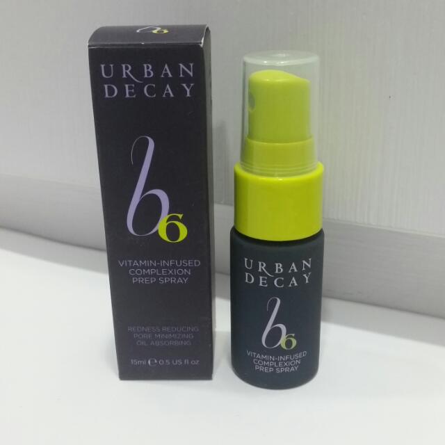 Urban Decay B6 Vitamin Infused Complexion Prep Spray Travel Size Health Beauty On Carousell