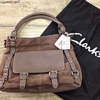 Clarks temple beam leather fashion bag