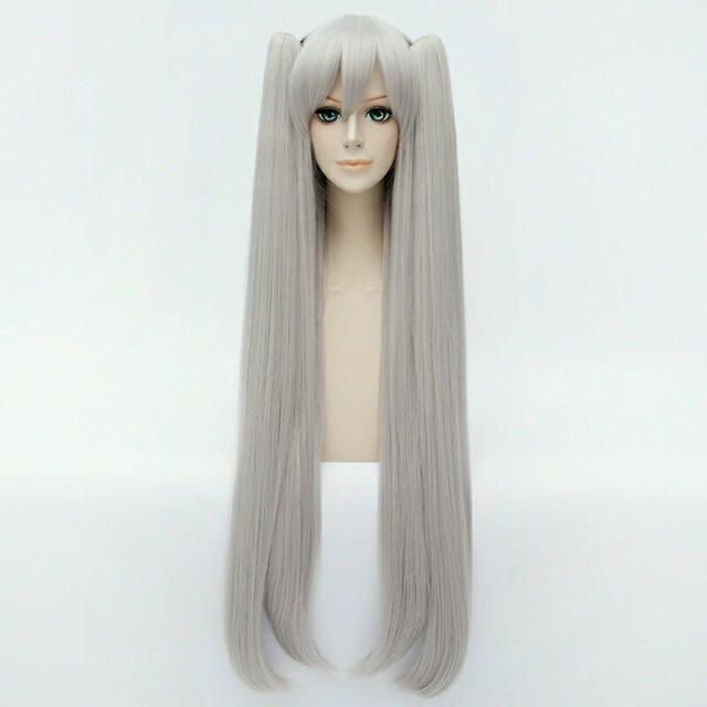 100 cm grey wig shop