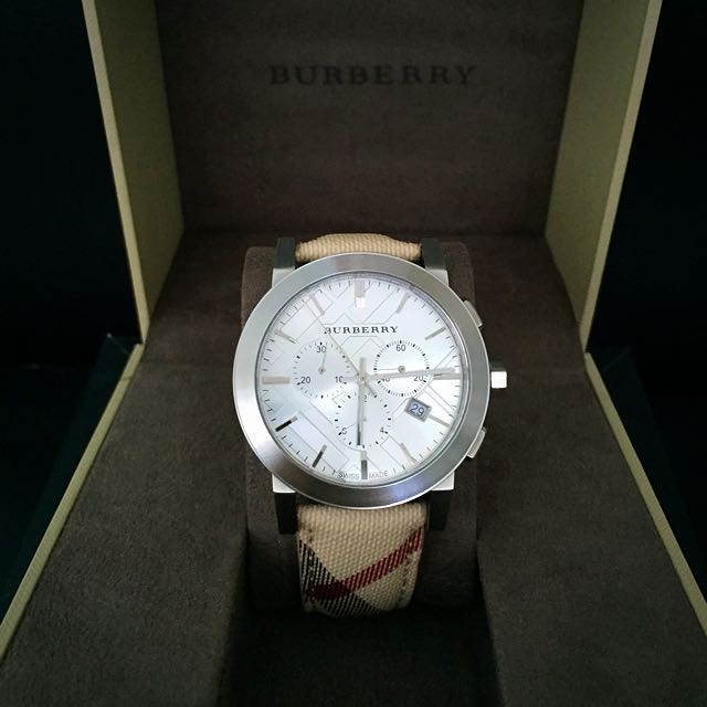 burberry haymarket watch