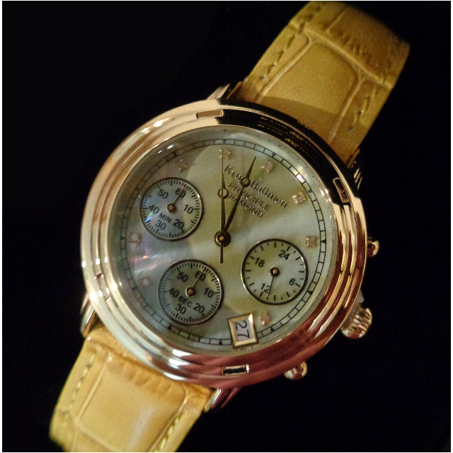 Krug Ba men 150574DL Ladies Principle Diamond Chronograph