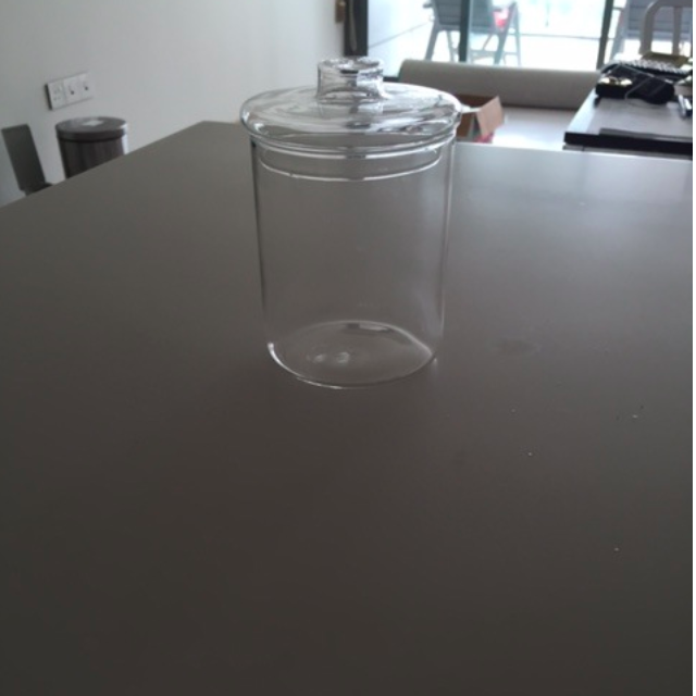 Muji glass jar, Furniture & Home Living, Home Decor, Vases & Decorative