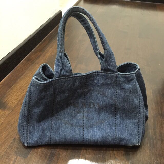 prada denim bag price