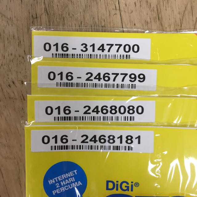 Digi Prepaid Aabb Number Electronics On Carousell