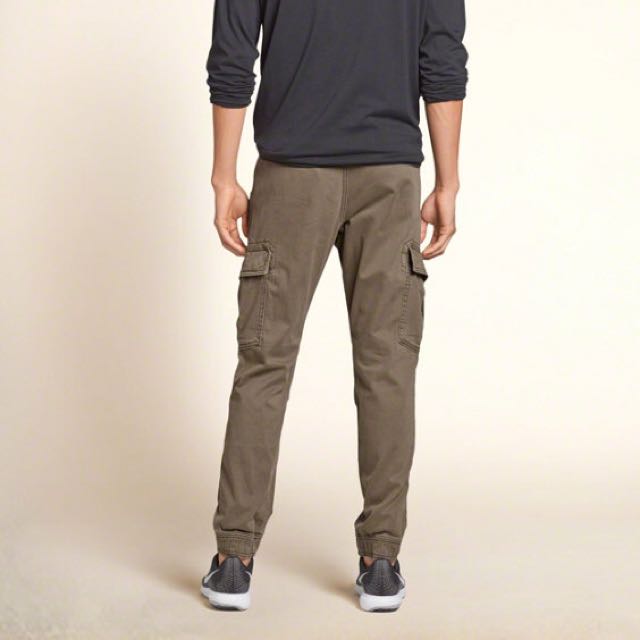 hollister cargo joggers