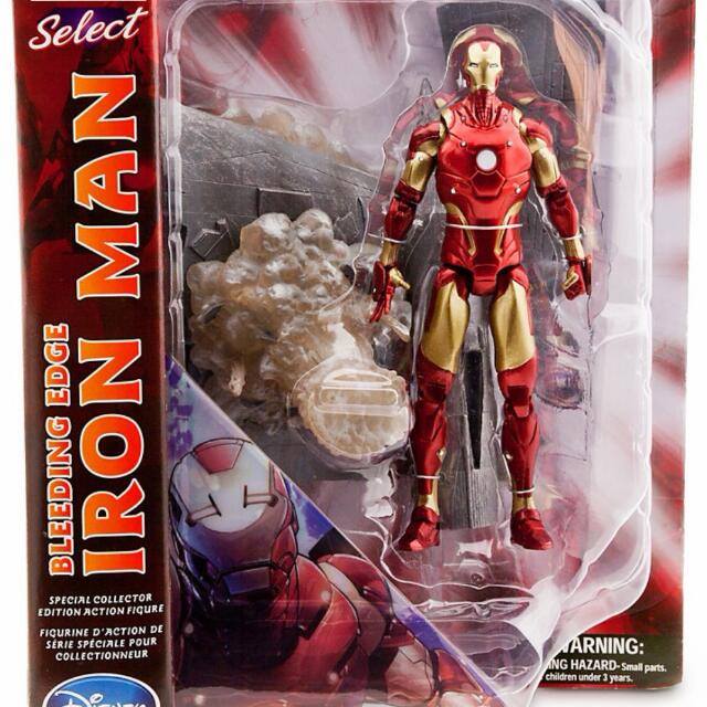 marvel select bleeding edge iron man