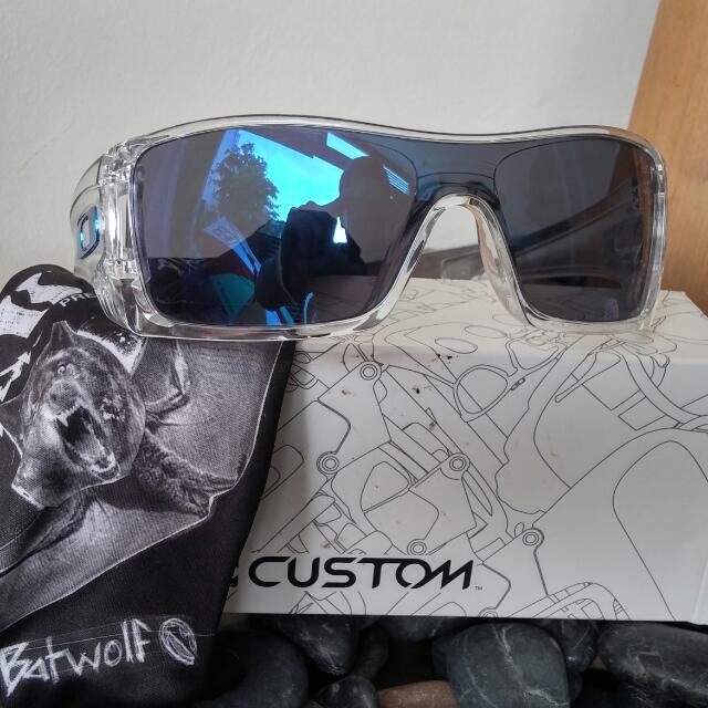 Oakley batwolf clear ice iridium discount