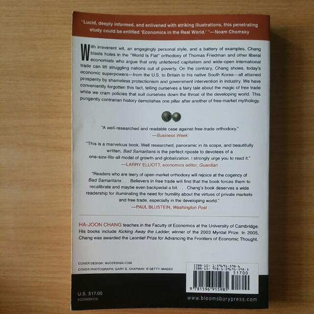 Reserved Bad Samaritans The Myth Of Free Trade And The - 