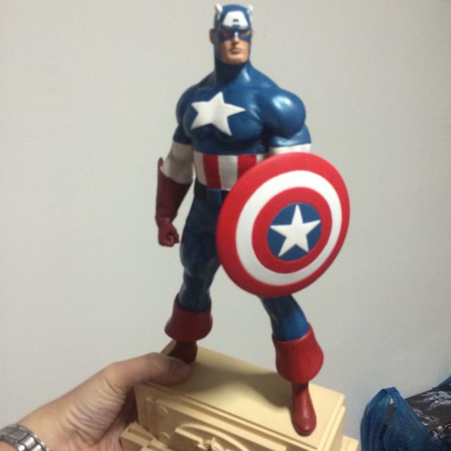 Bowen Captain America Sidekick Bucky Marvel Statua Bowen Non Tommy Gun Versione MIB 