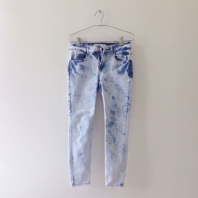 Cotton On Acid Wash Jeans, Women's 