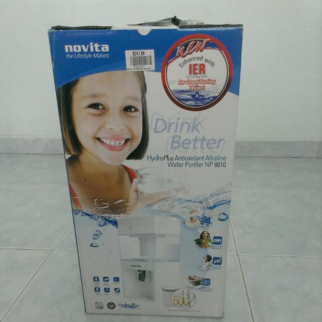 Novita Hydroplus Antioxidant Alkaline Water Purifier NP 8810, TV & Home