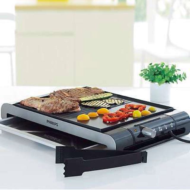 Philips Table Grill HD4419/20, 2300w Ribbe, TV & Home Appliances