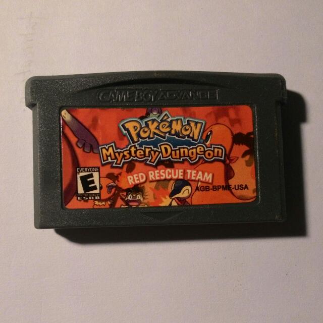Pokemon Mystery Dungeon Red Rescue Team Gba Cartridge Toys Games On Carousell