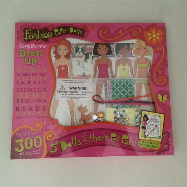 Stacy Peterson Dress Up Fashion Paper Dolls Toys Games On