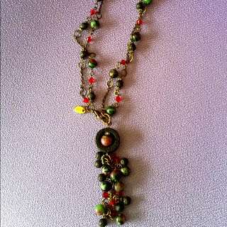 RUBY ZOISITE NECKLACE