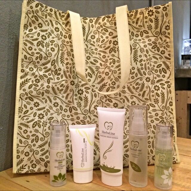 HerbaLine Facial Product Full Set, Beauty & Personal Care, Face, Face