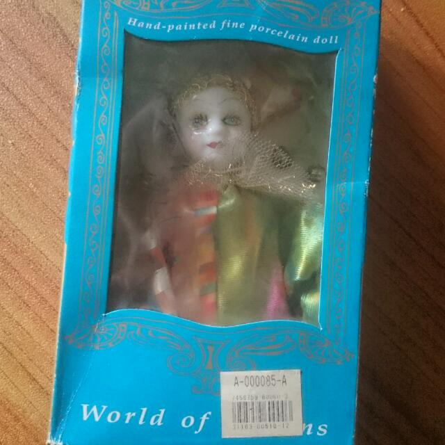 world of clowns porcelain doll