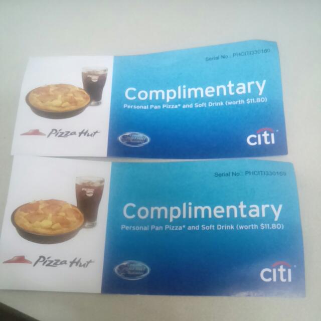 2x Pizza Hut Voucher , Women's Fashion, Dresses & Sets, Sets or