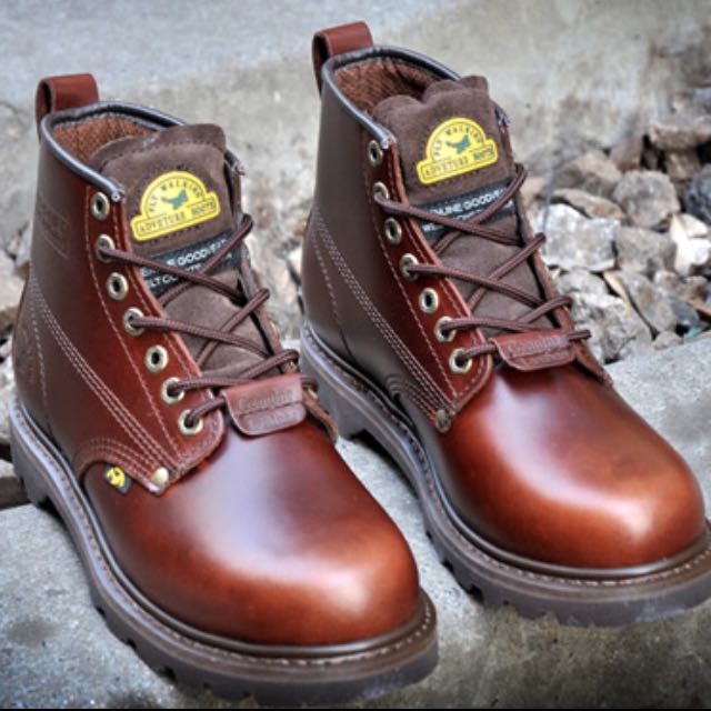 leather steel toe boots