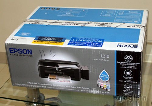 epson printer box