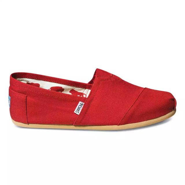 Toms Red Canvas Men s Classic M10