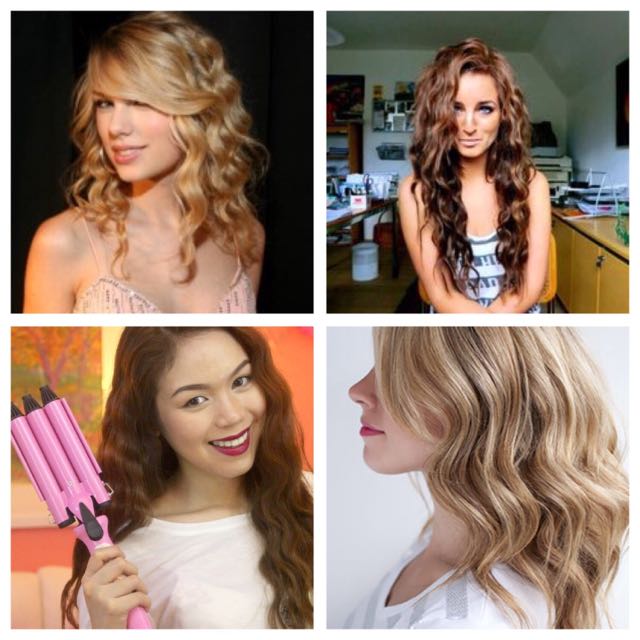 Mermaid Hair Waves 32mm Triple Barrel Curling Iron Health