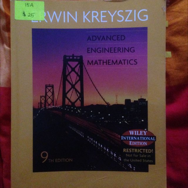 ADVANCED ENGINEERING MATHEMATICS TEXTBOOK visual data 3