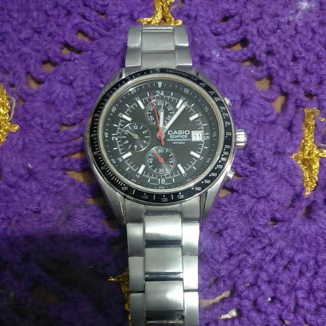 Edifice wr100m sales