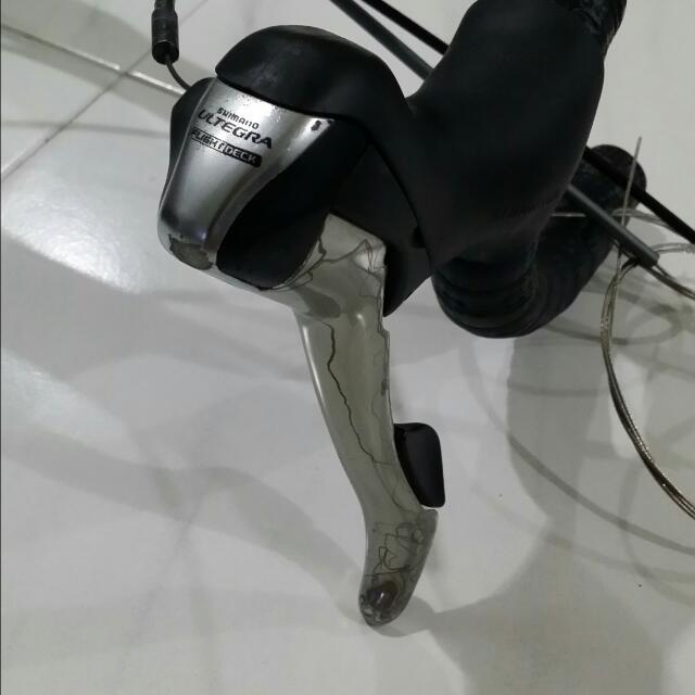 Shimano Ultegra 10 Spd Shifters and 3T Ergonova (Not OEM), Sports Equipment, Bicycles & Parts